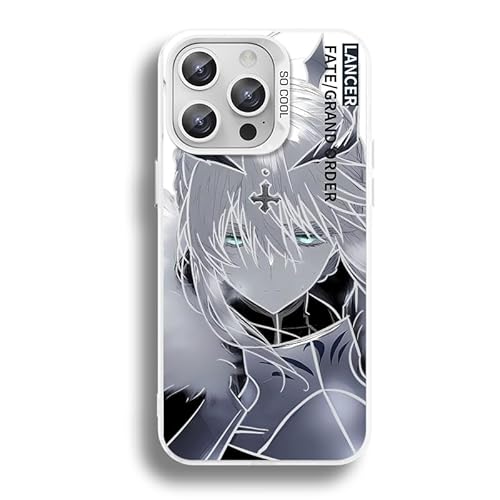 �A���g���A�E�y���h���S�� �X�}�z�P�[�X FATE FGO iPhone16pro�ɑΉ����� �g�уJ�o�[ �A�N�����w�� TPU�\�t�g�G�b�W �S�ʃJ�o�[ �ϏՌ� �����Y�ی�
