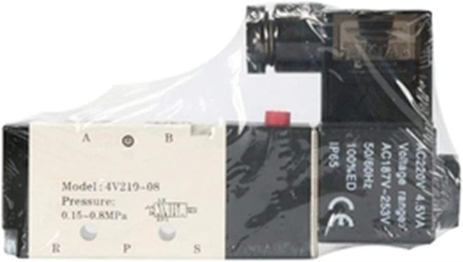 DC12 V 24 V pneumatyczny zawór elektromagnetyczny 4 V 310-10 tłumik 4 mm 6 mm 8 mm 10 mm 12 mm szybki montaż AC110 V 220 V przydatny (złączki 4 mm, DC12 V)