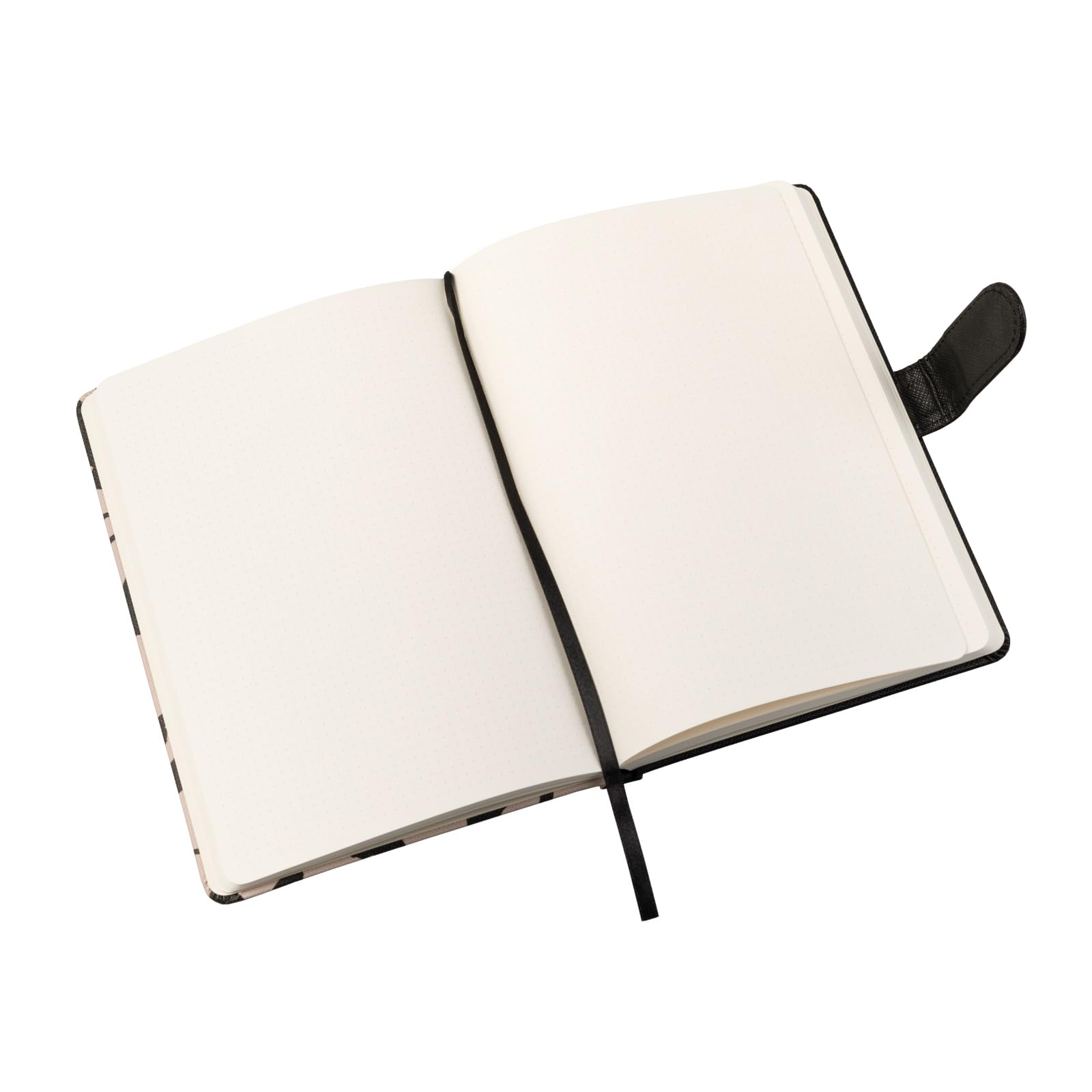 Kokonote Notebook A5 - Luxe Midnight Dahlia - Faux Leather Notebook A5, Dotted Notebook, Journal Notebook, A5 Sketchbook, A5 Notebook Hardback/University Stationery, Cute Stationery