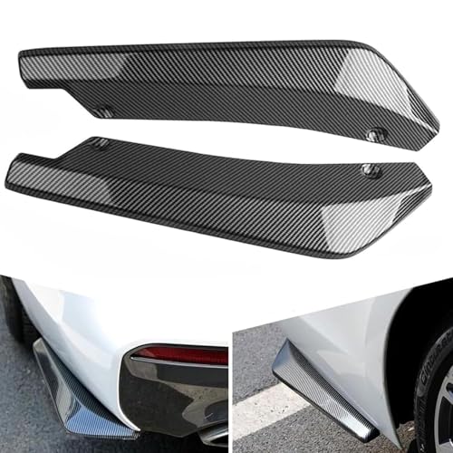 Diffuseur de lèvre arrière VW Polo IV 9N 2001-2005 style carbone x2 - 3