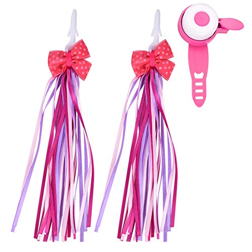 Children Bike & Tassels, Children Cycling Bike Handlebar Sound Ring & Tassels for Bike Scooter ()