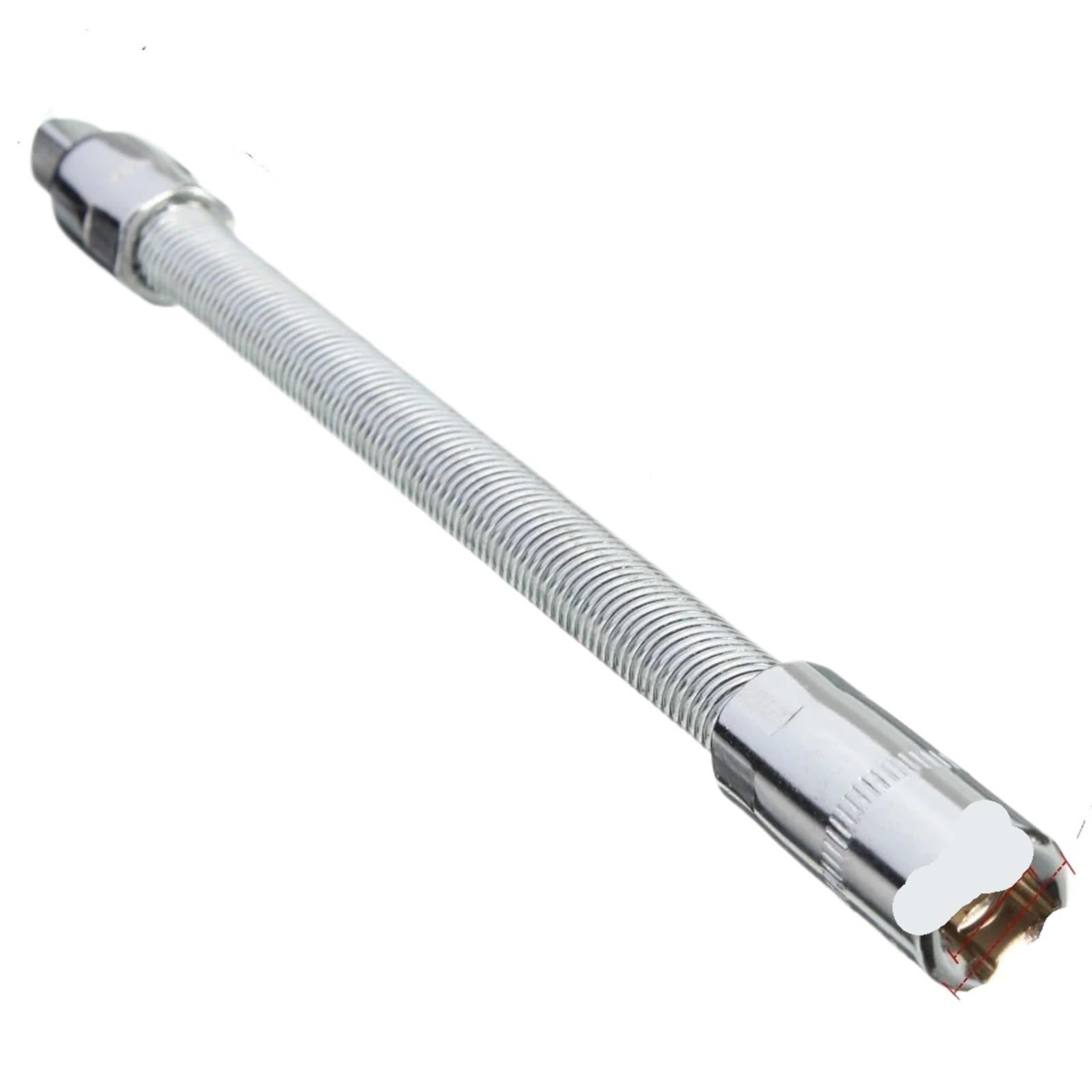 Xctdsvah 1Pc Flexible Socket Extension 1/4" 6.3Mm Drive Socket Tool Ratchet Flexible Extension Bars 6" 150Mm Long(1Pc)
