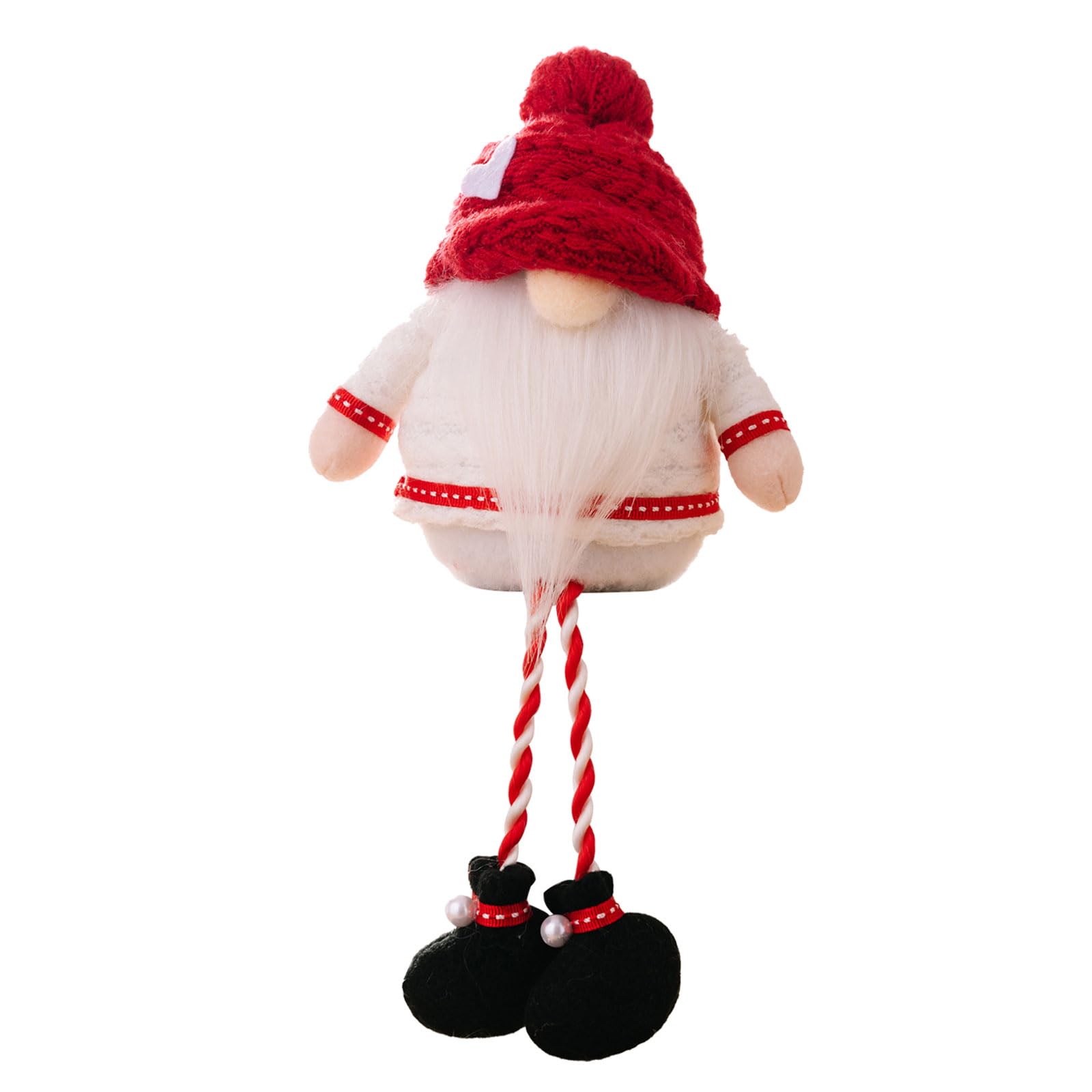 Buxuaaaa Male Christmas Plush Decorations Dangle Leg Scandinavian Tomtes Home Tabletop Forests Doll Swedish Gnomes Ornaments Christmas Faceless Doll