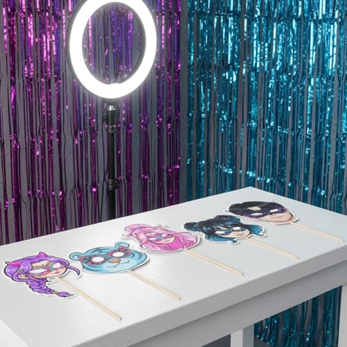 Image of Wanna Party Kpop Demon Hunters Birthday Decoration- Pack of 5 Kpop Party Props for Boys & Girls