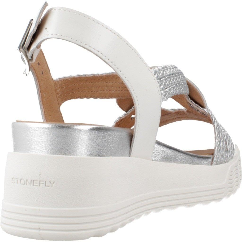 Stonefly Embossed S./Calf L Argentato 40