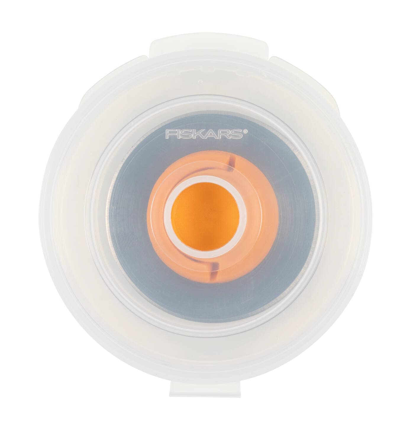 Fiskars Original replacement blade, titanium roller blade for zigzag cuts, incl. blade holder, Ø 45 mm, steel with titanium coating, 1066045, Orange, White, Grey