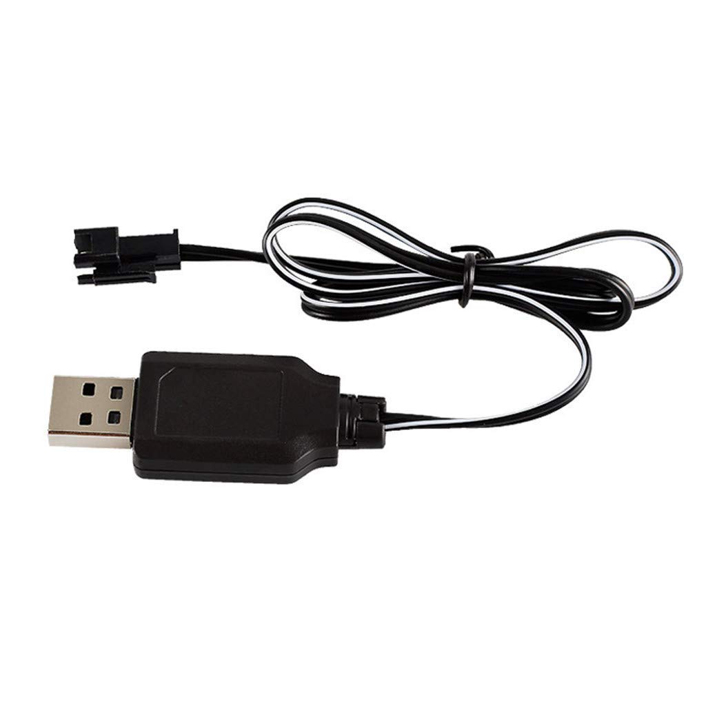 KP Original 1Pc RC Model Battery Charger Cable 4.8V 250mA USB Balance Fast Charging-Black 1