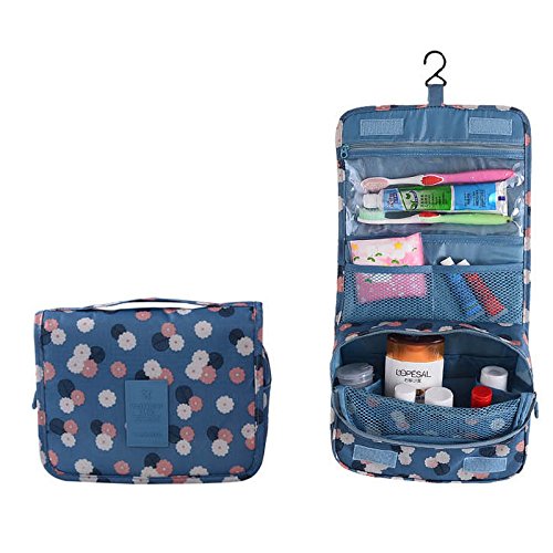 Generic orange portable hanging wash waterproof toiletry bag/high