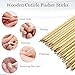 GOLD HONEY 180PCS Orange Sticks for Nails in Boxed - 4.5 Inch Double Sided Orange Wood Sticks for Nails Used - Professional Manicure & Cuticle Remover - Manicure Pedicure Tool