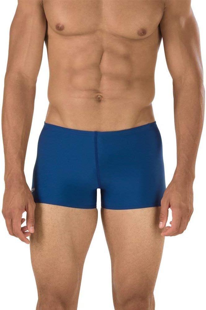 Speedo Mens Swimsuit Square Leg Endurance+ Solid