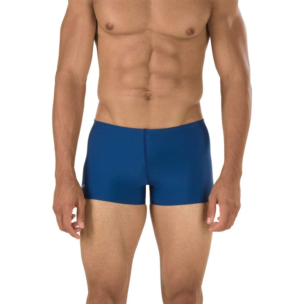 Speedo Męski strój kąpielowy Race Endurance+ poliester jednolity kwadratowy strój kąpielowy
