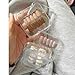 12 Pcs Clear Press On Nail Storage Box Container, False Nail Organizer Case Press On Nail Packaging Box Nail Display Case with Double Sided Tape for Nail Art Home Salon Nail Business Supplies