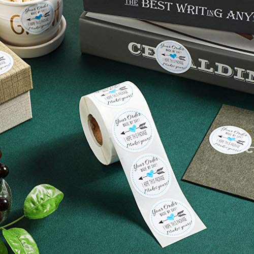 image for Zonon 500 Pieces Your Order Made My Day Stickers Decorative Business S