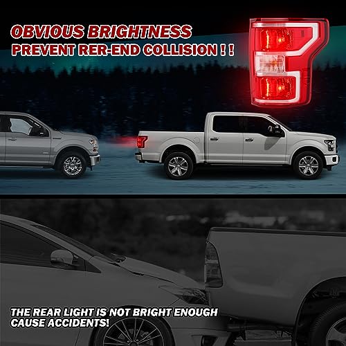 Mzorange Brake Tail Light Rear Lamp For Ford F150 F-150 2018 2019 2020 (Right Passenger Side) #TOP5