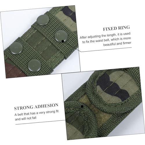 Multifunctional Outdoor Waist Belt for Camping Mountaineering and Tactical Use 1 Piece Camo Utility Belt Adjustable and Sturdy for Men and Women4