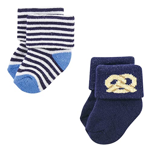 Image of Hudson Baby Baby 8-pack Cotton Rich Newborn and Terry Socks