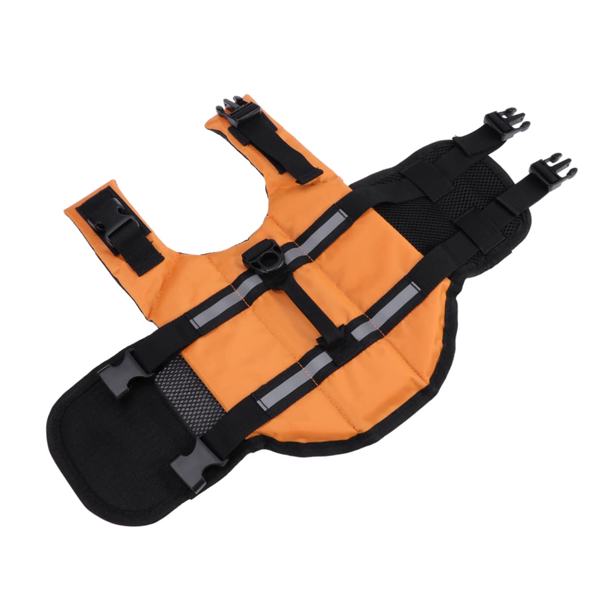 Toddmomy Dog for Large Dogs Pet Life Vest Orange XL Size Comfortable Breathable d Ring for Leash