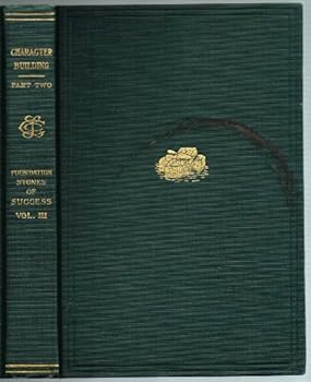 Hardcover Character-building (Foundation stones of success) Book