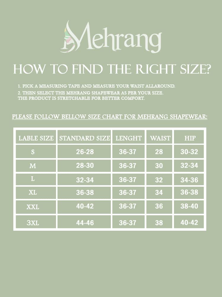 Image of Mehrang Stretchable Saree Shapewear Petticoat for Women, Cotton Blended,Petticoat,Skirts for Women,Shape Wear Dress for Saree