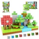 【LERNEN MIT KREATIVEM SPASS】 Konstruktions und Bauklötze ermöglichen Kinder viele Fähigkeiten. Mit diesen magnetischen Spielsteinen zum Bauen, Drehen, Zerstören und Wiederaufbauen werden das kreative Denken, die Konzentration und Geduld, die Kooperationsfähigkeit sowie die räumlichen und motorischen Fähigkeiten der Kinder gefördert. Kommen Sie mit einer Ideenbroschüre, die sie anleitet und inspiriert, die magnetische Traumwelt zu erkunden. Es ist eine unterhaltsame Solo-Aktivität oder mit Freunden und bietet eine wichtige Alternative zur Zeit vor dem Bildschirm.