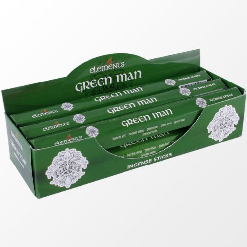NEW ELEMENTS MYSTICAL RANGE GREEN MAN INCENSE STICKS - 120 STICKS IS85122 by INTCOM