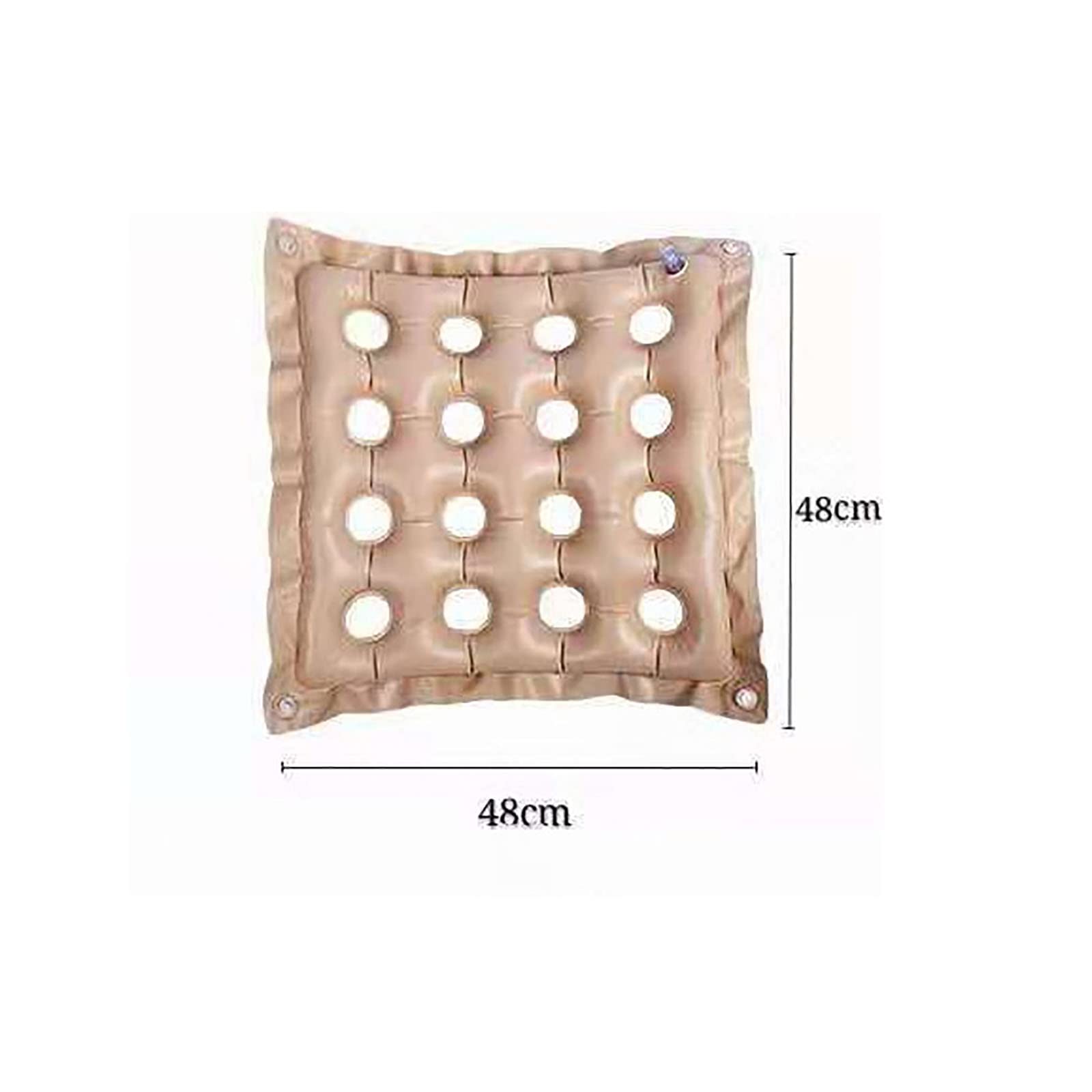 Cojín inflable portátil antiescaras para asiento de aire, cojín antiescaras, cojín inflable grueso para pacientes postrados en cama, silla de ruedas, oficina, asiento de aire para coche, antiesca