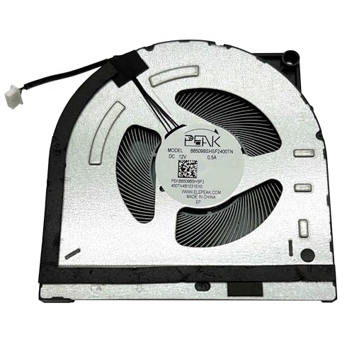 Image of BestParts New CPU+GPU Cooling Fan Replacement for Lenovo LOQ 15IRX9 (Type 83DV), P /N: 5H40S20999 5H40S21000 5H40S21001 (12V Fan)
