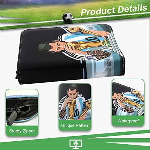 AllLeeGay Trading Card Album for Football Football Trading Card Binder Card Holder Album Trading Card Game Collection with 60 Removable Sleeves 480 Pockets football Card Book (B) AllLeeGay-kace-0001 - Image 3