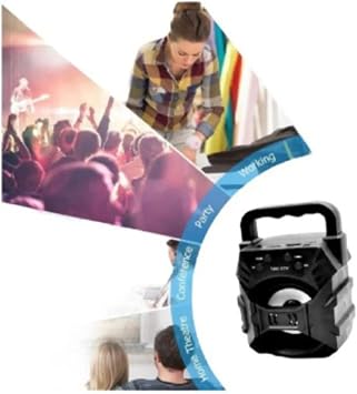 teknosepetim Bluetooth Speaker Led Illuminated Fm Radio Wireless Speaker Usb Flash-memory Card Entry Sound Bomb 1057, Teknosepetim