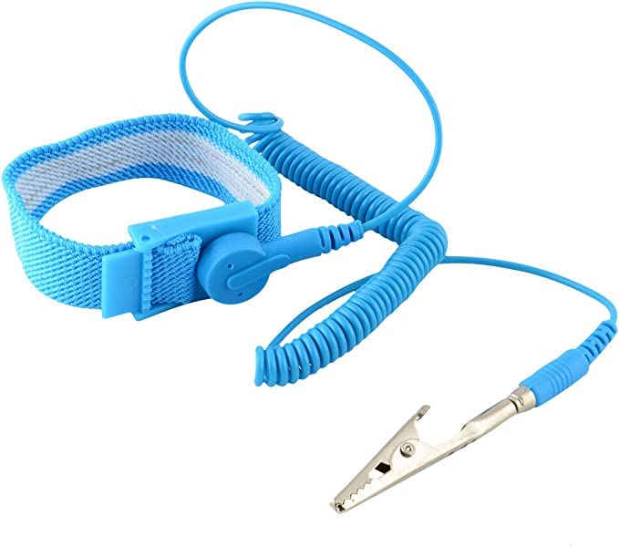Braccialetti Antistatici 6 Pezzi - Con Cavo A Terra E Clip A Coccodrillo, Per Elettronica - Foto 12