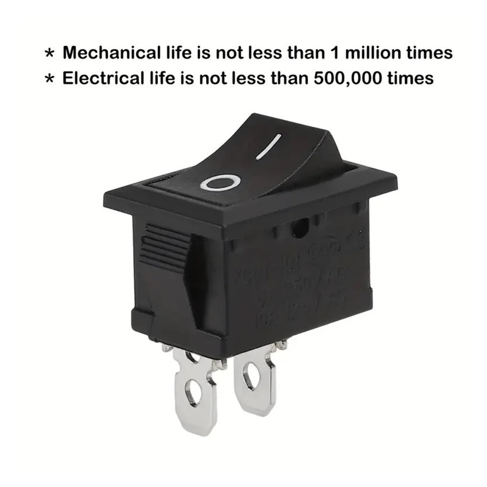 100PCS KCD1 Serie 2/3/4 Pin ON-OFF Boot Rocker Position Power Schalter | 15 mm x 21 mm, Schwarz, Rot, Grün, 6 A/250 V, 10 A/125 V Wechselstrom(Red 3Pin,500 PCS)