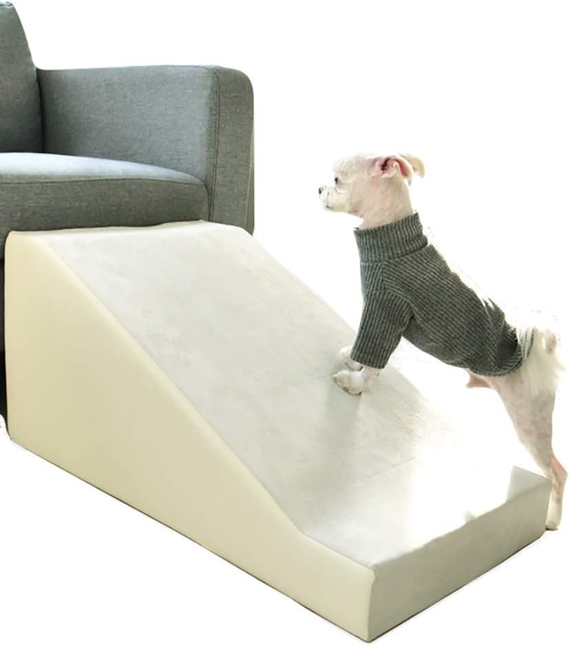 Amazon Co Jp ドッグステップ 33cm 50cmハイペットスロープ階段バッファラダー大型小型犬用猫用ハイベッドソファソファ車補助ランプ 滑り止め取り外し可能なカバー Size 100 50 50cm ペット用品