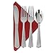 Silver Like Elegant Heavyweight Polished Silver Plastic Cutlery (192 Pc), 96 Forks, 48 Knives, 48 Spoons, Party of 48 Combo Pack