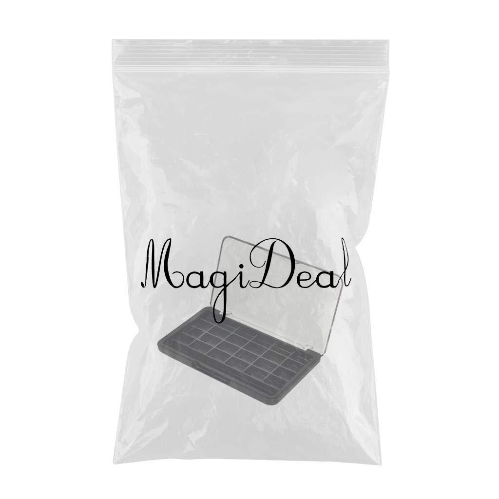 Saz dekor® 24 grid empty makeup eyeshadow palette blush lip gloss powder diy case black Saz dekor® 24 grid empty makeup eyeshadow palette blush lip gloss powder diy case black