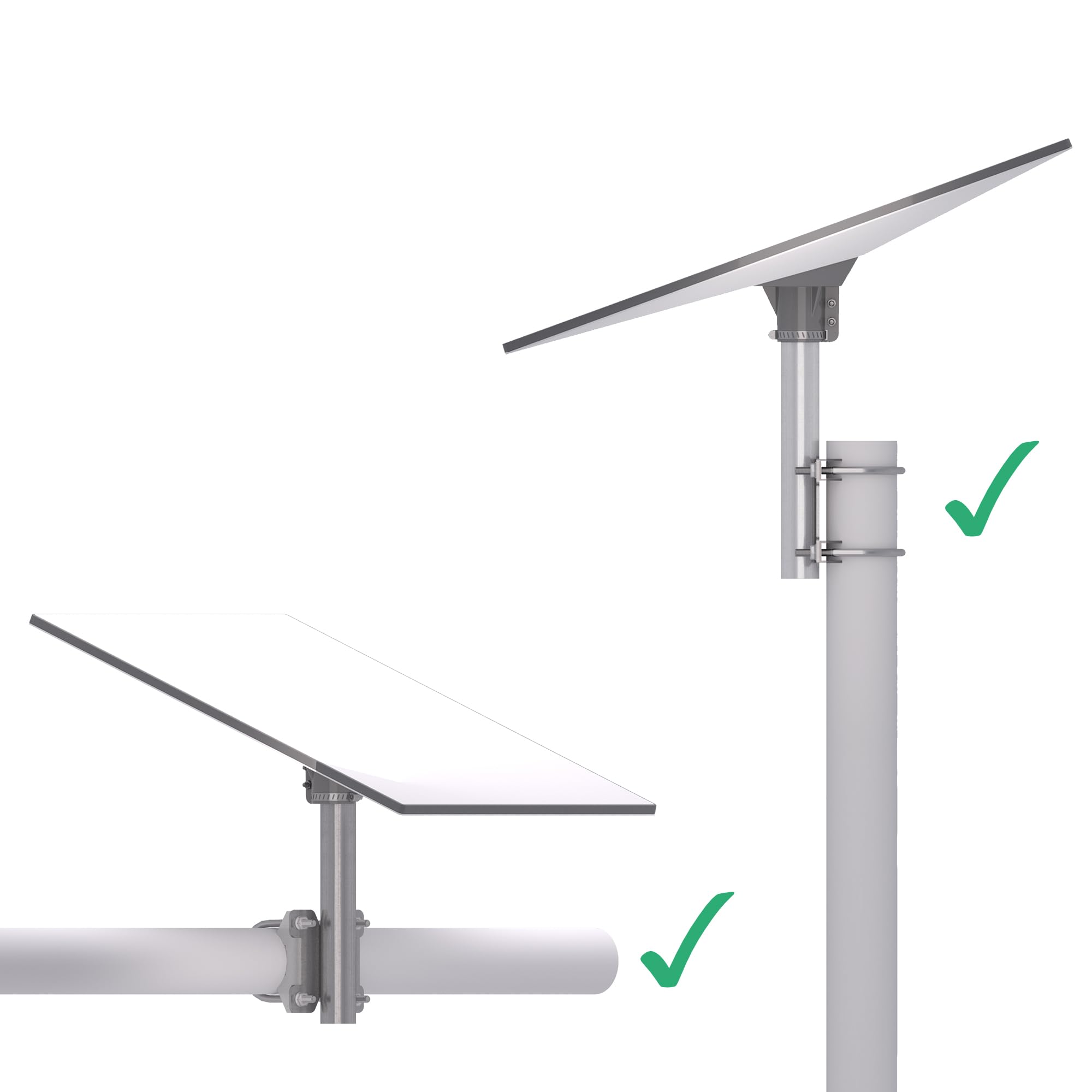 Buisadapter Compatibel met Starlink Gen 3-houder, Compatibel met Starlink Standard Dishy V3, Pole Mount Gen 3