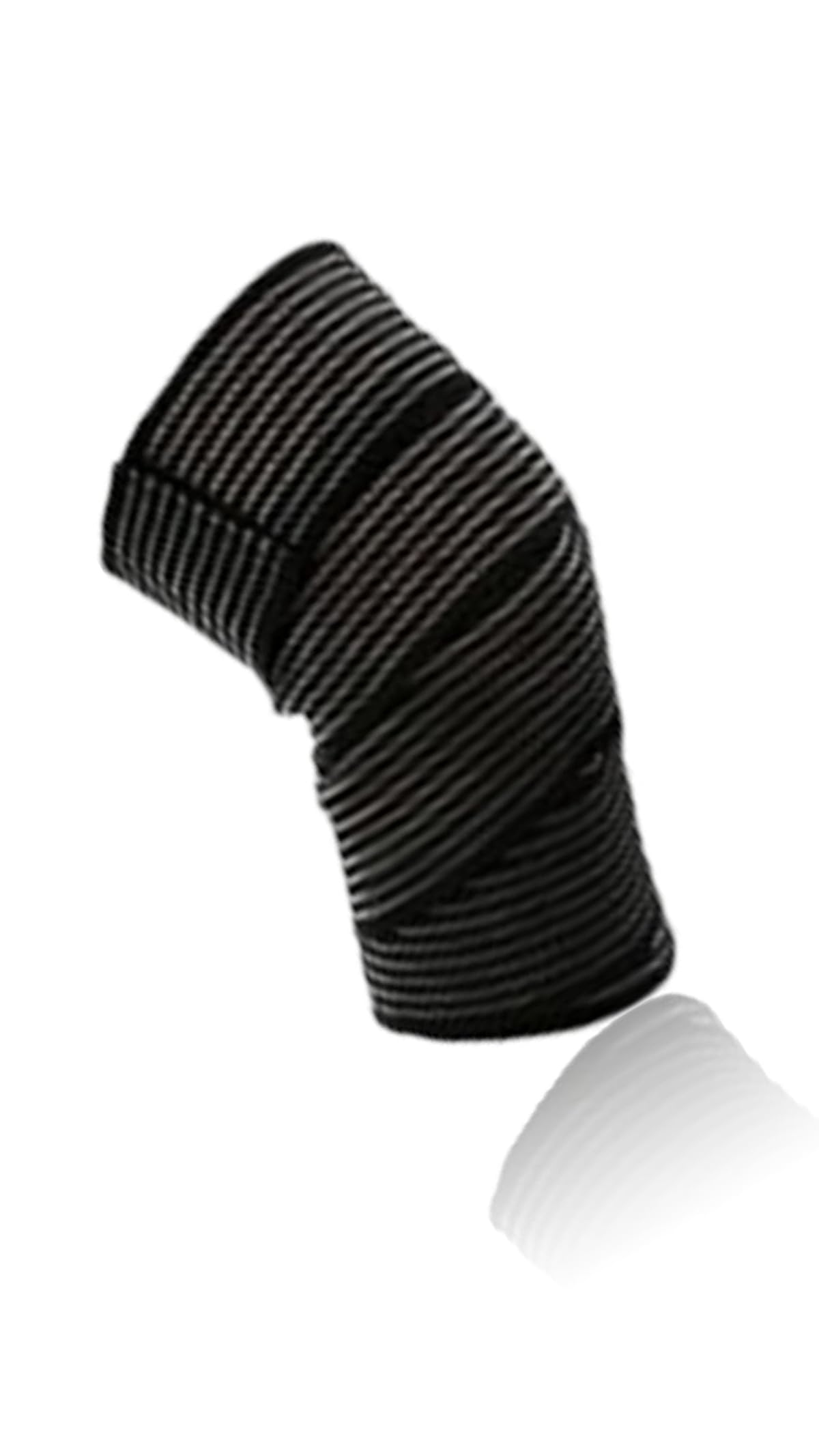 Sweet seven Adjustable Knee Support Brace | Anti-Slip Compression Wrap for Sprains, Bruises, Muscle Strain | Prevention, Rehab & Recovery |Black