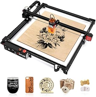ORTUR 24V Laser Engraver 2 Pro-S2-LF, Laser Machine 5.5W Output Power, Laser Cutter for Metal and Wood 400 * 400mm (with Air Assist Nozzle)