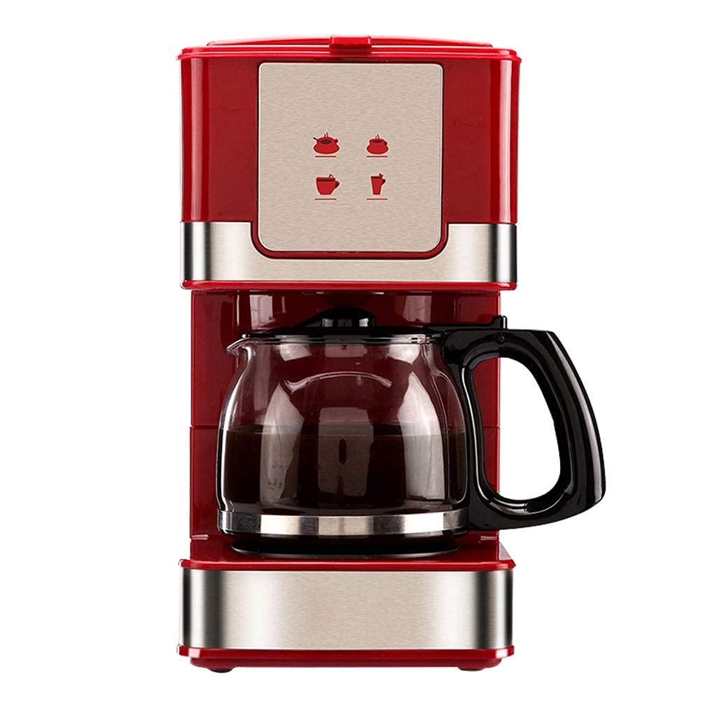 CUNTO Caffettiera, 6 tazze, macchina da caffè automatica istantanea in acciaio inossidabile