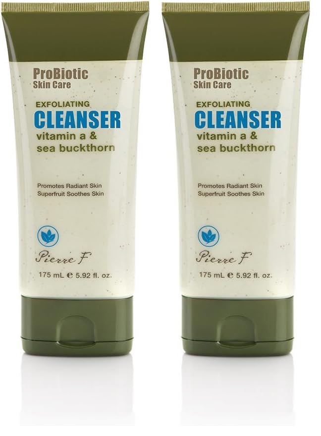 Pierre F ProBiotic New Reformulated Exfoliating Cleanser, 5.92 oz. (Pack of 2)