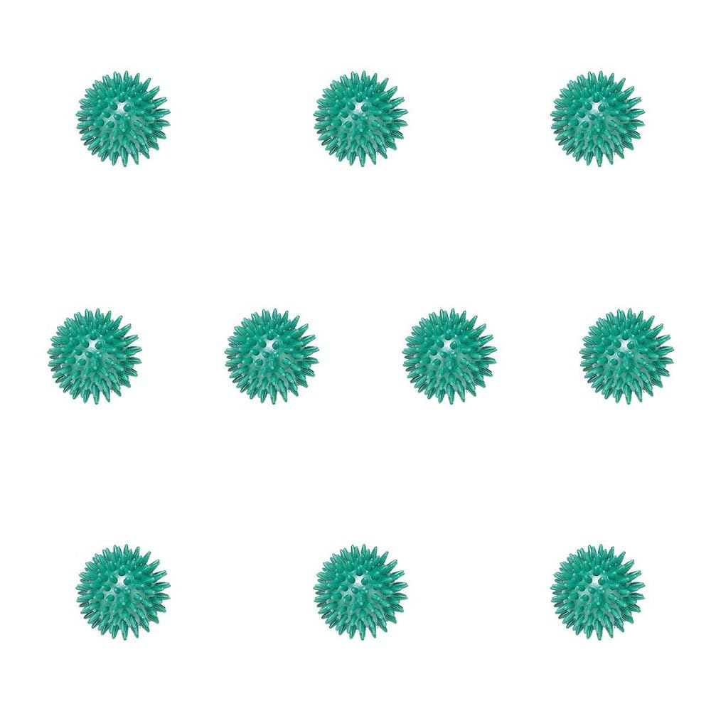Balles de Massage CanDo 7 cm (2,8 Pouces) Vertes – Balles à Picots pour Massage des Points de Déclenchement, Lot de 12 pour Physiothérapie, Ergothérapie et Usage Clinique