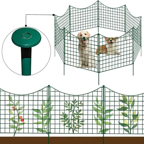 Barrière pour animaux et clôture de jardin extérieure pour la protection des massifs
