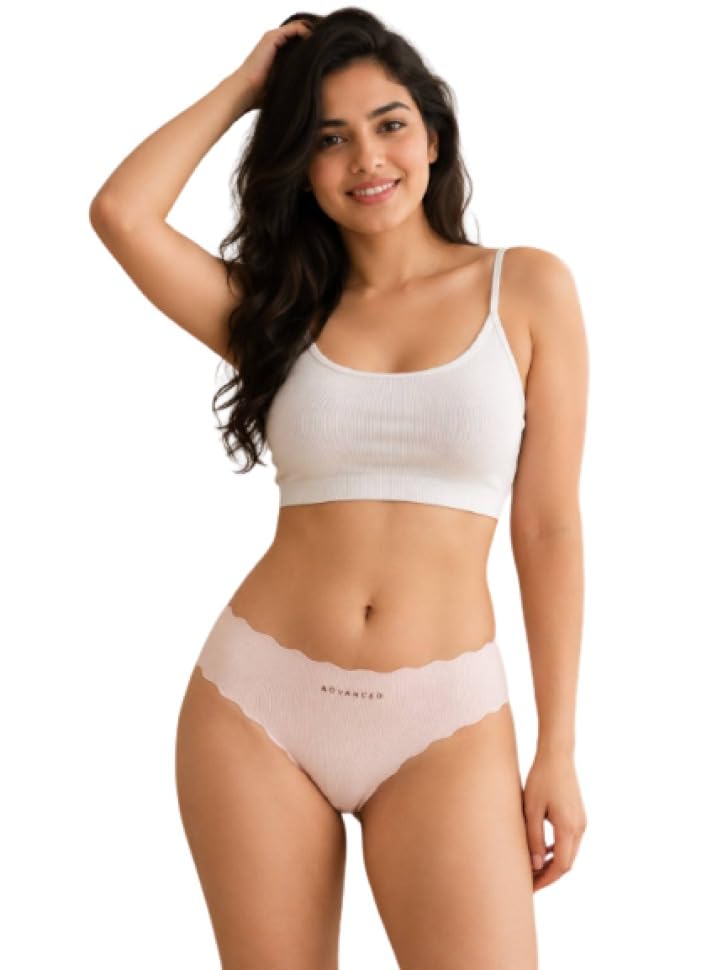Women's Everyday Comfort Soft Panty with Skin Friendly Elastic Waistband for Daily Outfit, Office, Travel, Fitness and Home Use-image-44