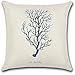 Federe Decorative Cuscini Sanwarm Set Di 4 Federe Decorative Per Cuscini Da 40 X 40 Cm, Per Federe Lino Cotone Cerniera Invisibile