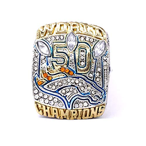 HASTTHOU Super Bowl Championship Replica Ring for Sports Fans (Manning)