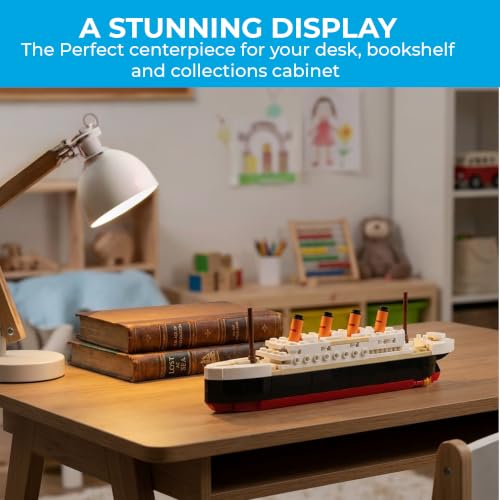 Image of Brick Loot Titanic Building Bricks Set (Mid Sized 217 Pieces) 100% Compatible, fits Lego and Other Major Brands