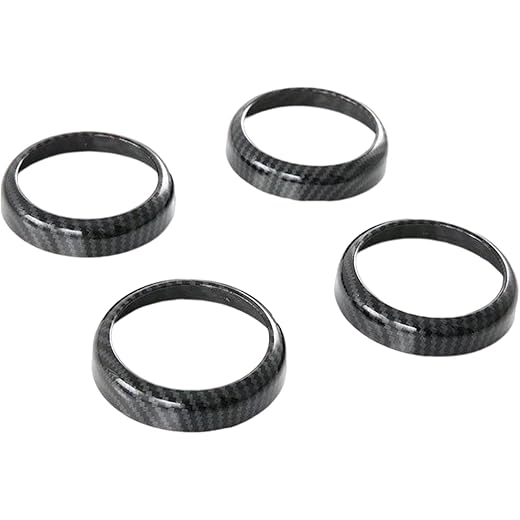 SECRET DESIRE 4Pcs Door Speaker Rings Stickers Decorations f