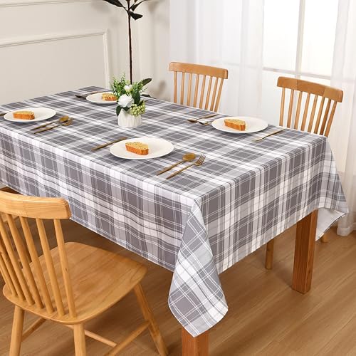 DWCN �h�� �e�[�u���N���X �����` �����`�����}�b�g �y�� ���� �������H �􂦂� �M���K���`�F�b�N �p���� ������� �J�t�F�� �ƒ�p �Ɩ��p (140x200cm, �O���[)