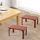 HOUCHICS Wooden Step Stool Kids 2Pack, Step Stool for Toddler Potty Training,Wood Stool for Nursery