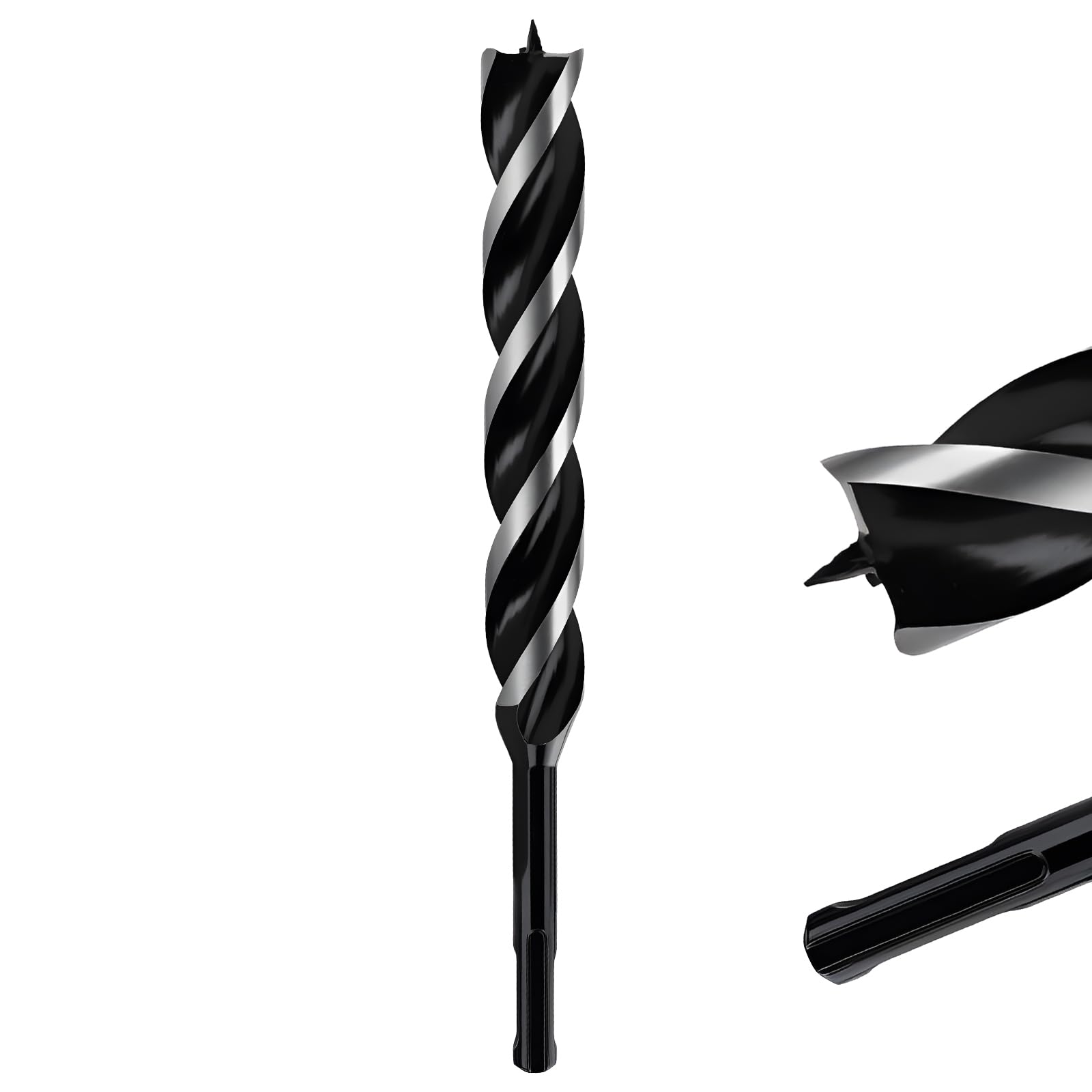 MOXPIFY Extra Long 22mm x 230mm Auger Drill Bit SDS Plus, SDS Wood Auger Drill Bits for Woodworking