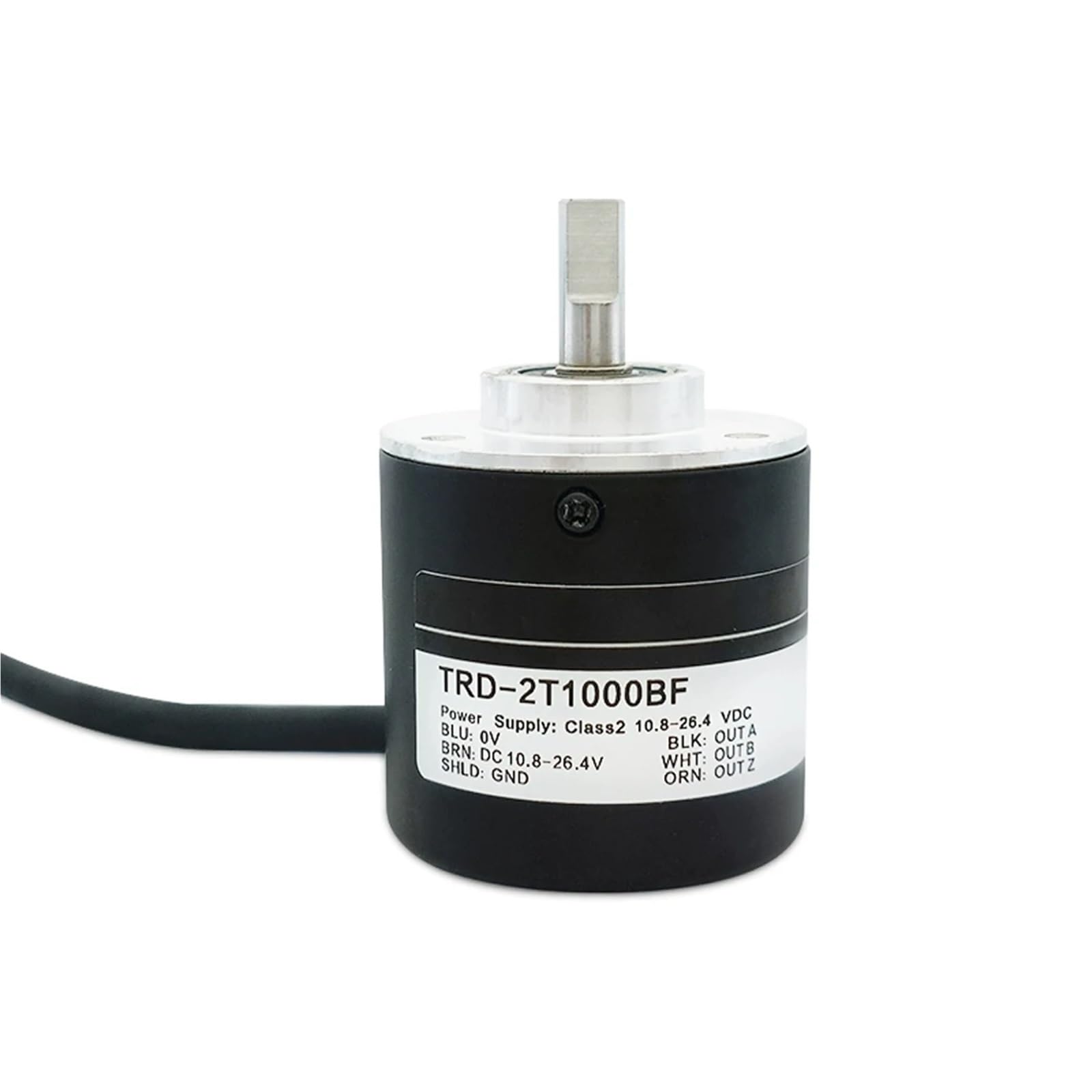 Codificador rotatorio fotoeléctrico de eje sólido de 6 mm serie TRD-2T Codificador rotatorio incremental TRD-2T1000BF, 2T1024AF, 2T2000V y 2T2500VH(300 PPR,5V Push-pull output)